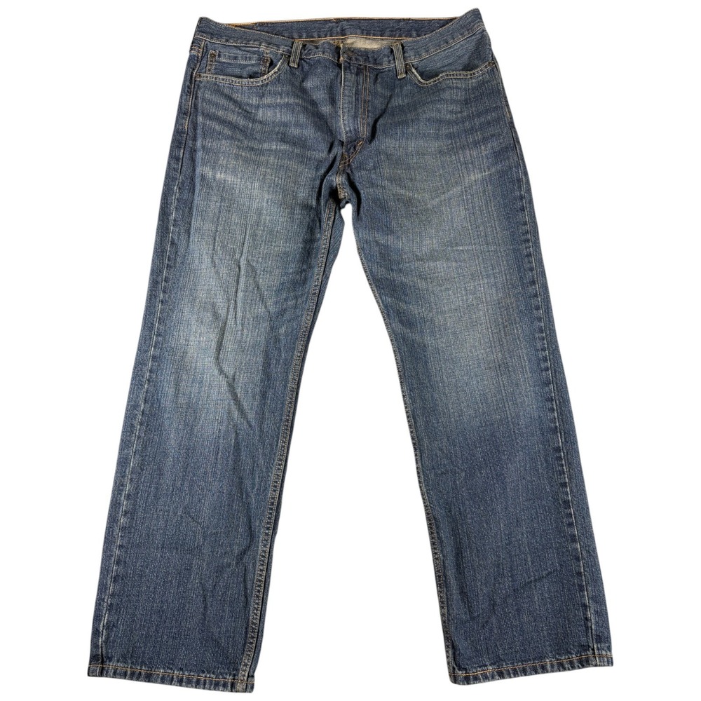 Levi's 559 Relaxed Straight Jeans Mens 38x30 Blue Washed Durable Workwear